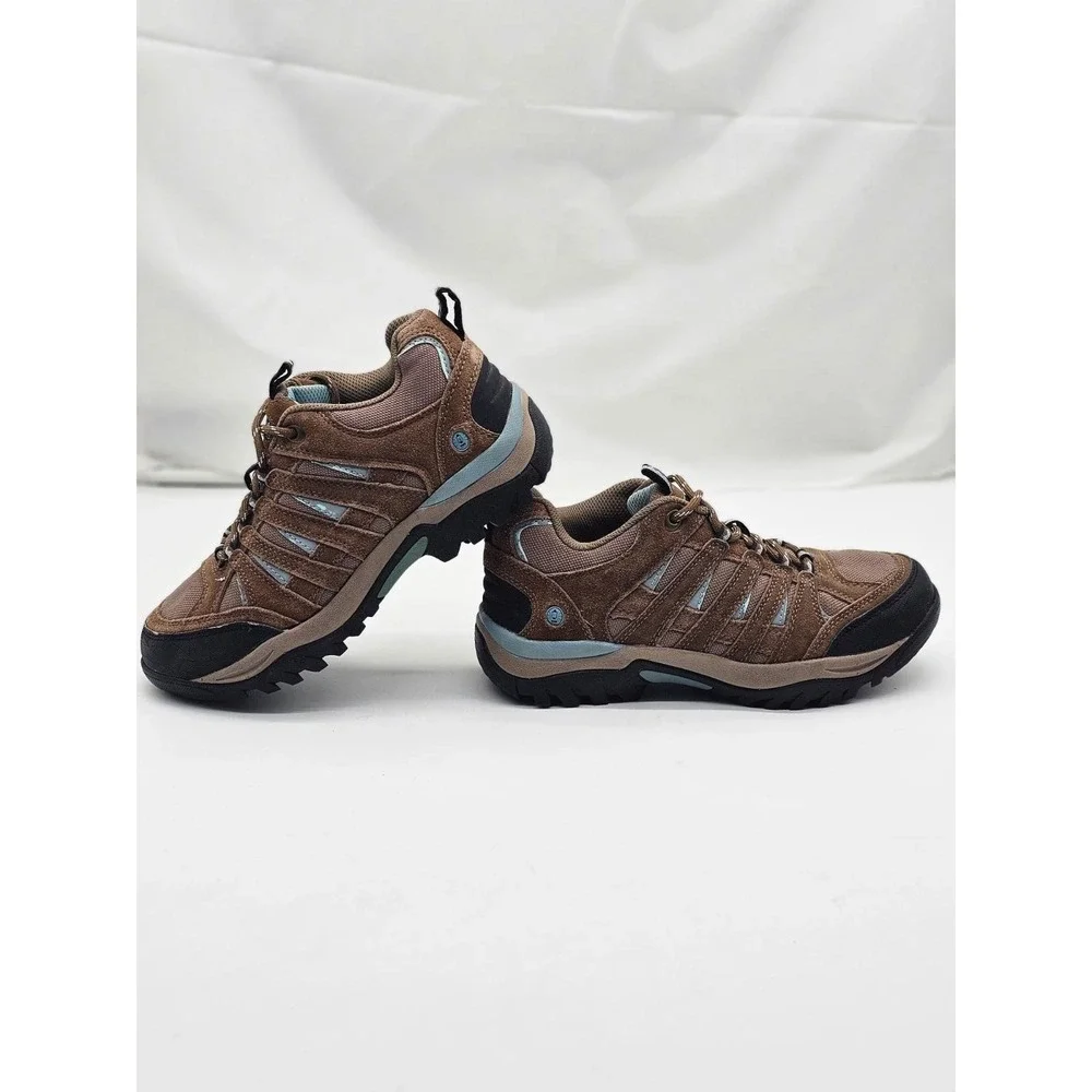 Coleman Crescent-W Hiking Shoes Women 7 Brown  Leather Mesh Outdoor